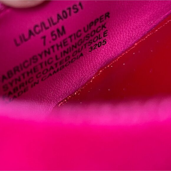 Steve Madden Lilac Pink Velvet Heels Size 7.5 Stiletto Ankle Strap High Heel - Picture 12 of 16